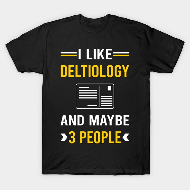 3 People Deltiology Postcard Postcards T-Shirt by Bourguignon Aror